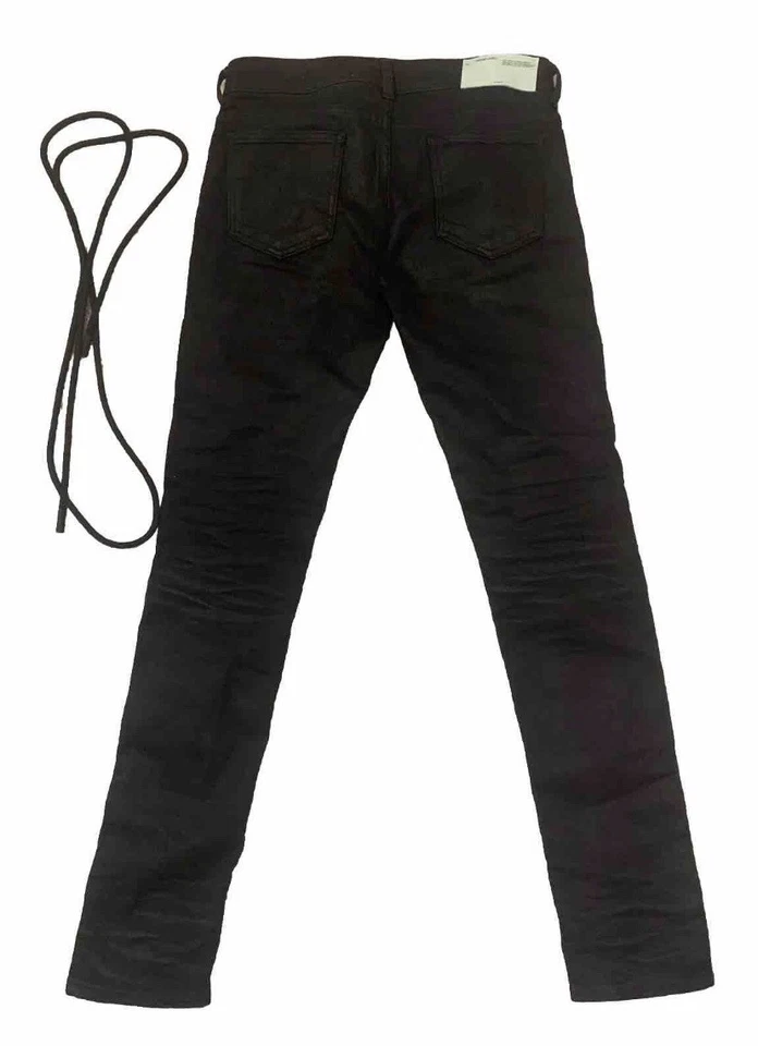 Белые джинсы из восковой джинсовой ткани с ремешком 2017 г. - Изображение 2 из 4