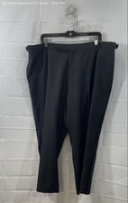 Men's Black Slim Leg Straight Tuxedo Trousers NWT Sz 44L