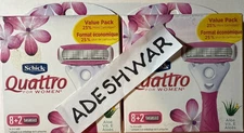 Schick Quattro Women Razor Blades Cartridges Refills 10 ct Lot Of 2  NEW Sealed