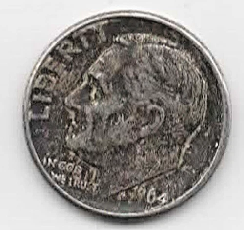 1964-D Uncirculated Silver Roosevelt Dime   (#15)