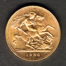 Australia.. 1930 Perth - Sovereign.. Near Full Lustre - aU/UNC