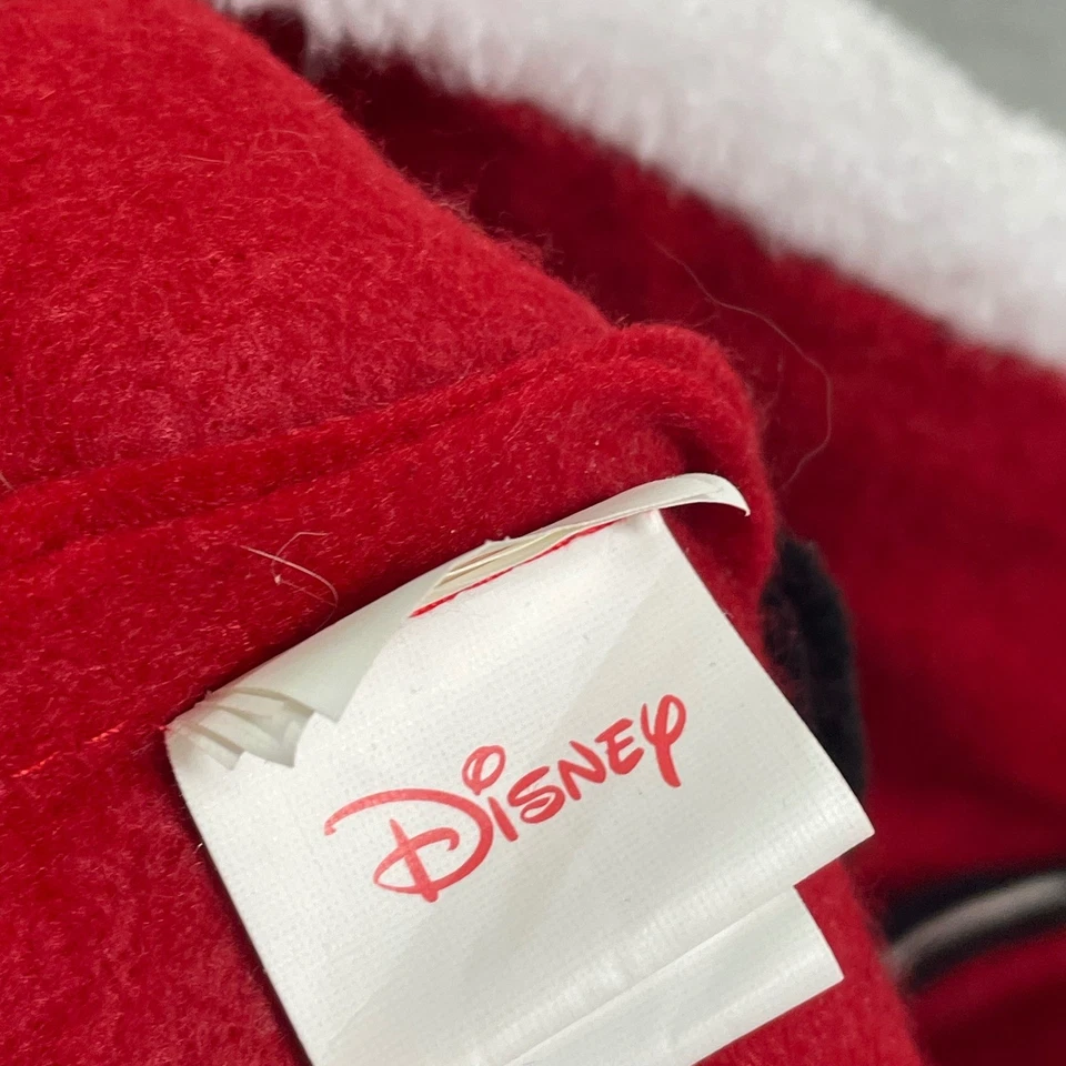 Disney Mickey Mouse Santa Sombrero Niños Vacaciones Navidad Vellón Felpa Orejas Foto 3 de 4