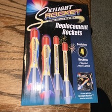 Skylight Rocket Air-Powered Reusable Night Rockets Replacement Set For Ages 5 