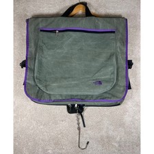VTG The North Face Garment Bag Gray Purple Label Trim Travel Carry On