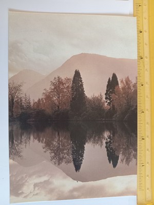 Vintage Foto Postkarte ANSICHT Schottland Glencoe Highlands Berge Fluss COE