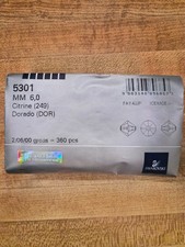 Swarovski 6mm Crystal Bicone 5301/5328 Beads Open Pack - Select Color/Q'ty