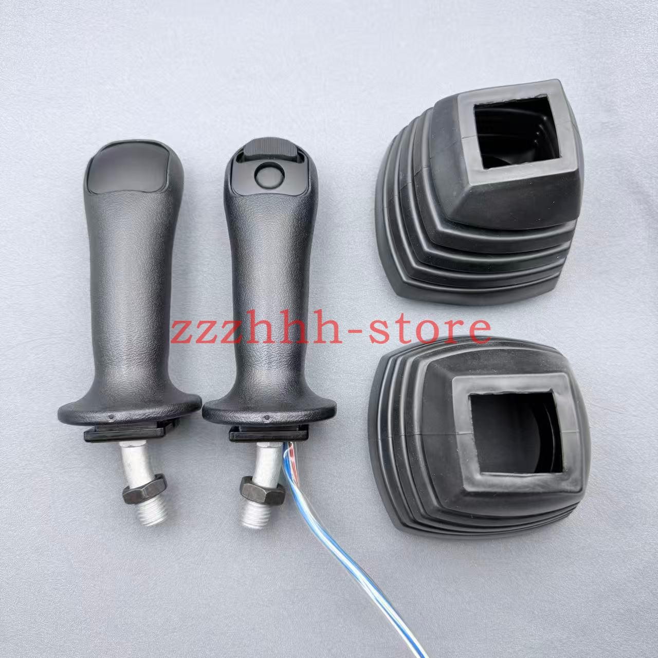 Pair Joystick Controller Handle + Dust Boot For Kubota KX151 KX161 30U KX185 163