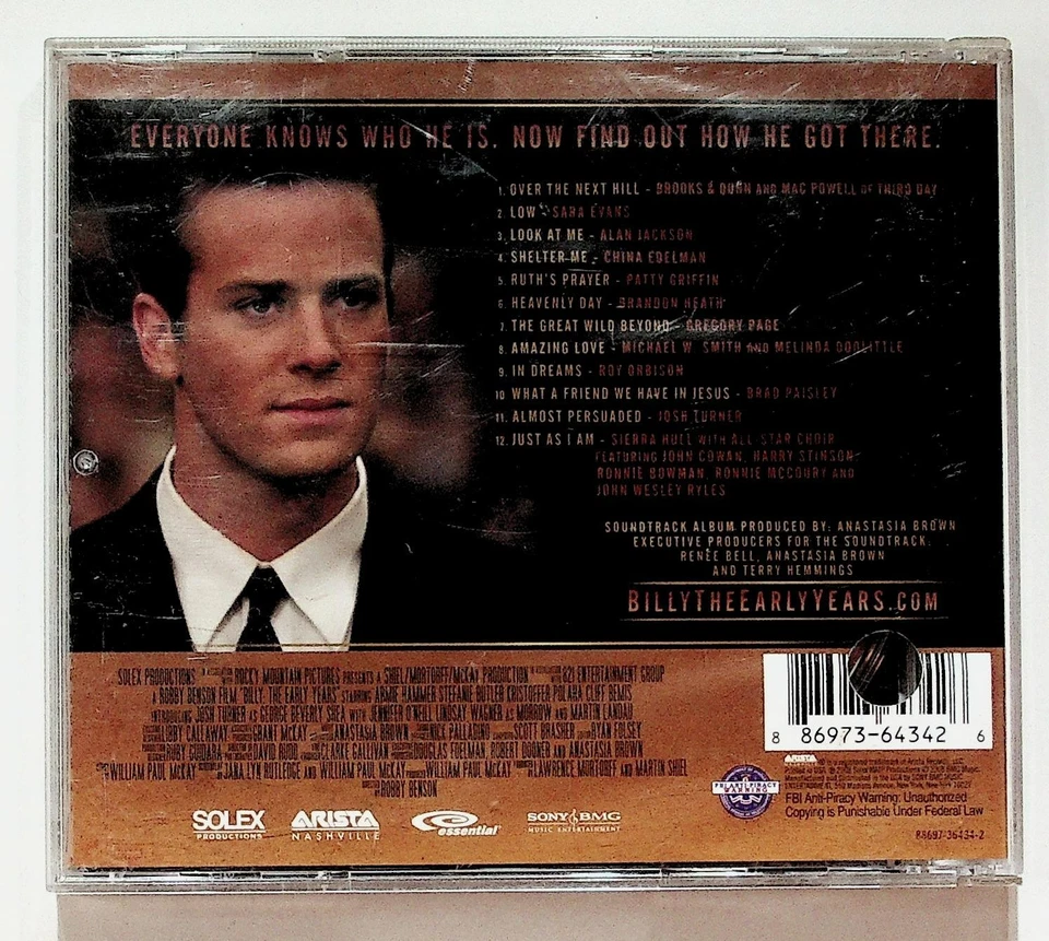 Billy The Early Years Soundtrack CD Brooks Dunn Alan Jackson Roy Orbison Foto 2 de 2