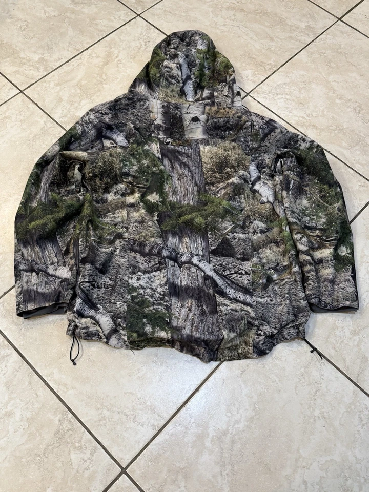 Vintage Mossy Oak  Men’s Hooded Camo Weather Proof Jacket Size Large - Image 3 of 4