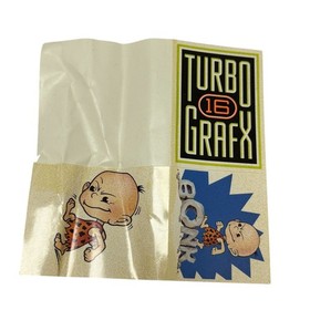 Turbografx 16 Bonk's Adventure Complete with Box and Manual Stickers CIB 