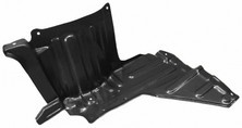 Cache moteur gauche pour réparation carrosserie Opel Agila et Suzuki Splash 2008 à 2014