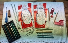 Lot of Assorted Susan Bates Knitting Crochet Needles Accessories