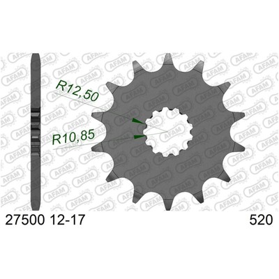 Ritzel AFAM 520 - 15Z 27500-15 für höchste Qualität und lange Standzeiten Kawasa