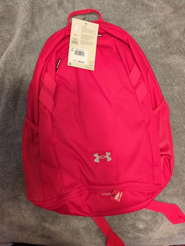 Under Armour UA Storm Hustle 5.0 Team Backpack Red Water-Resistant NWT
