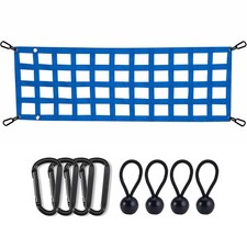 Bartoo 60x18 Tailgate Net With Hooks For Full-size Pickup Truck Blue Heav...