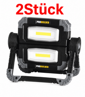 2X Led Arbeitsleuchte Cob 2X5W Werkstattleuchte Schwenkbar Batteriebetrieb