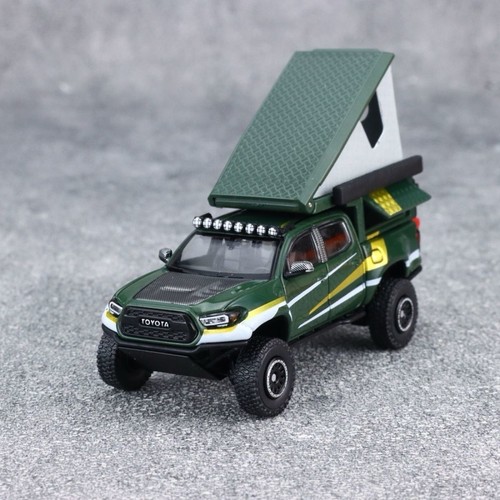 Diecast Off-Road Model Camper Collectible Gifts Toyota Tacoma GCD 1:64 Car - Picture 28 of 29