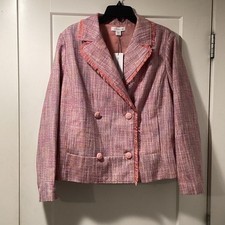 NWT Liz Claiborne Size 16W Blazer Spring Multi