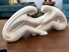 Vintage Royal HAEGER #322 Pottery Sculpture Embracing Man Woman Couple Love 15"