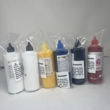 LOTSA STYLE Premium DTF Ink Refill -inkJet Printers 6 Bottles of 250ML Each