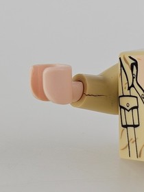 Damaged* Indiana Jones with Hat Fedora Gun & Whip Lego Minifigure From Set 7195