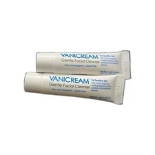 Vanicream Gentle Facial Cleanser Travel Size 0.21oz x2 NEW  Mini Sample  Nwob 