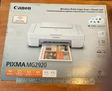 New CANON PIXMA MG2920 All-In-One Inkjet Printer Copy Scan Cloud Link New in Box