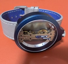 Orologio meccanico scheletro Atelier Vertical OR05 42mm alluminio, usato dal Giappone