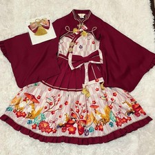 Preview of Metamorphose Lolita Spring Bird Urar Loli Dress Set Pink Bordeaux Rare