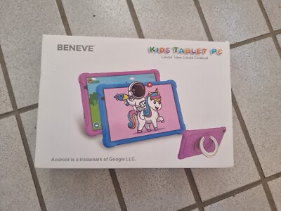 BENEVE 7 Zoll Tablet HD Display Android Tablet | Kinder Tablet Blau
