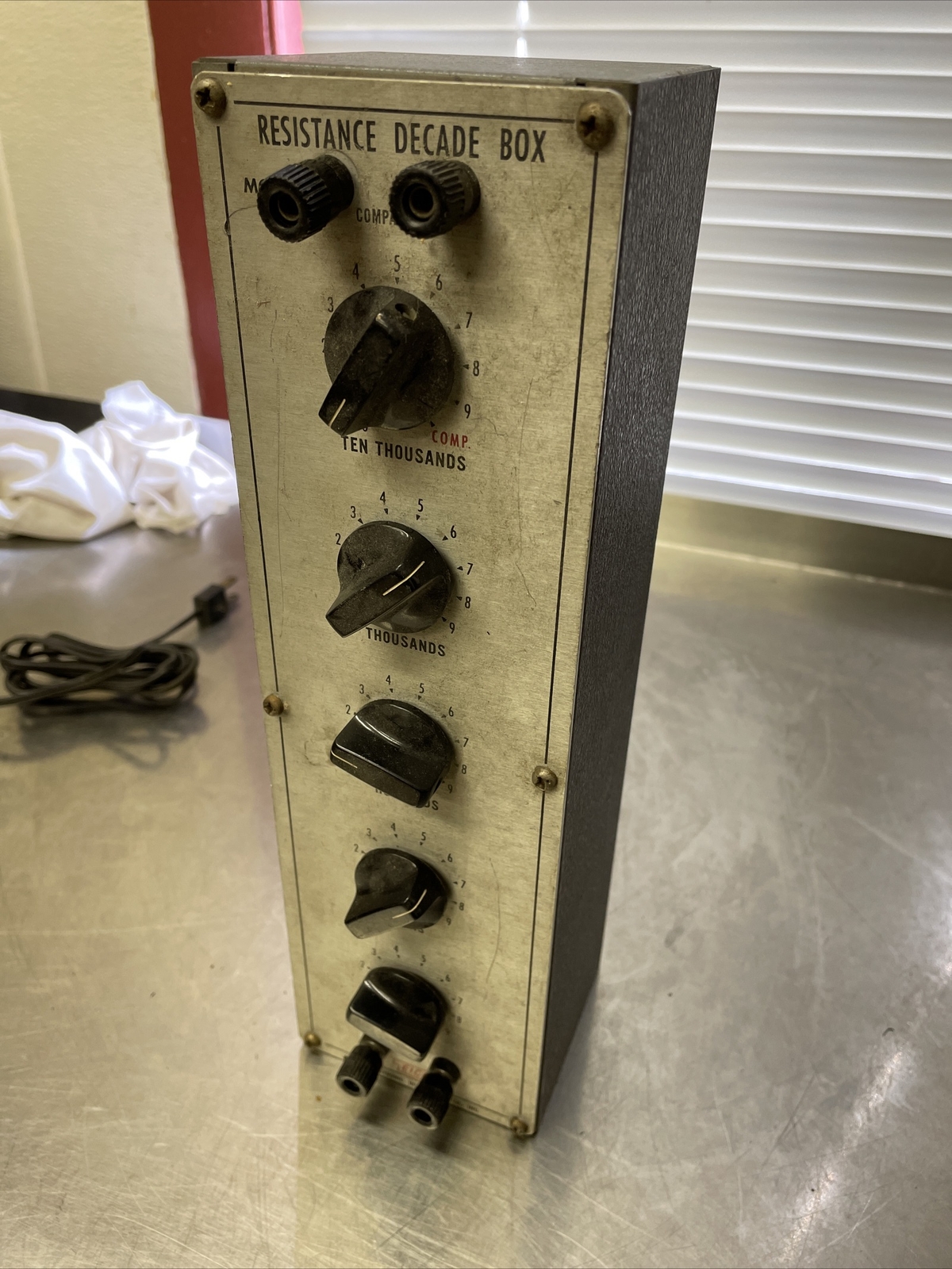 Vintage Eico 1171 Decade Resistance Box with Comparator. Resistor