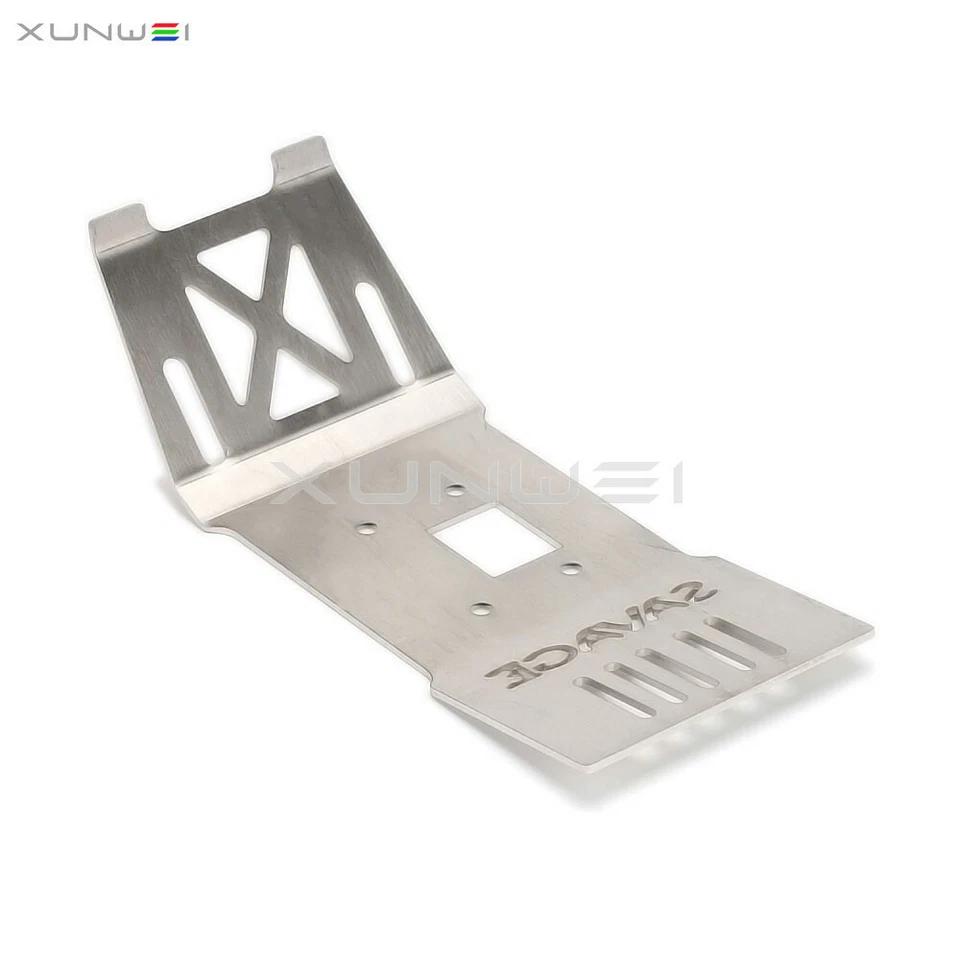 Lower Skid Plate Stainless Steel Armor Guard fits RC 1/8 HPI SAVAGE Flux X XL SS - Image 3 of 4