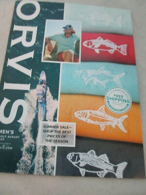 Orvis Men's Catalog Look Book Early August 2020 Summer Sale Brand New