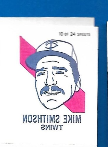 1986 OPC BASEBALL TATTOOS 6 SHEETS PANEL OF 8 PLAYERS O-PEE-CHEE 1-24 SEE LIST - Picture 191 of 217