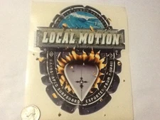 This Vintage Local Motion Surfing Sticker Decal  
