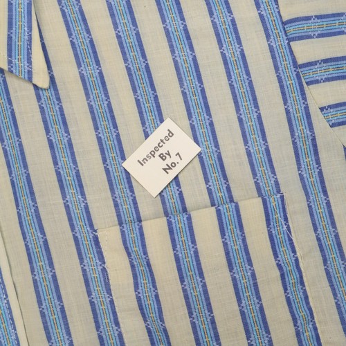 NEW Vintage 60s 70s Montgomery Ward Disco Shirt Mens M 15-15.5 Dagger Collar - Picture 7 of 14