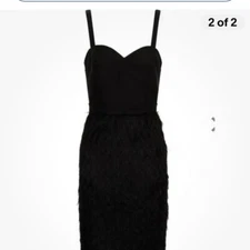 Paper Dolls Designer Dress  Black Cocktail Dress SZ10 New Years Party