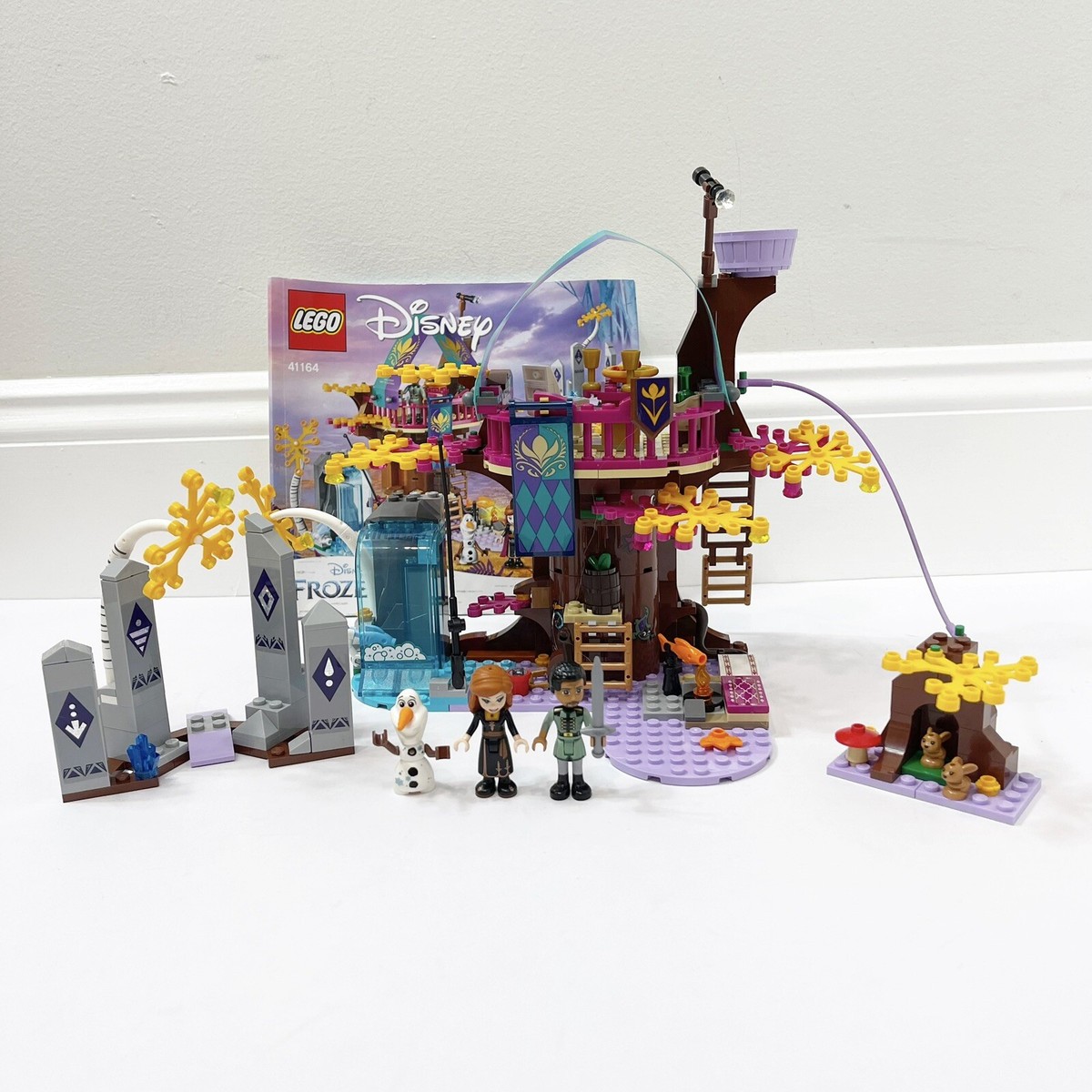 LEGO DISNEY 41164 Frozen II Enchanted Treehouse w/ Manual 100% complete