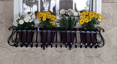 48" window box wrought iron | eBay