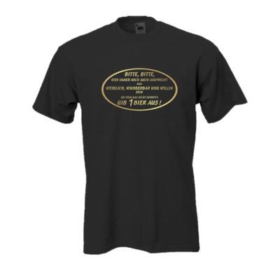 Wer immer mich auch anspricht ..., Funshirts, lustige Sprüche Shirts (FSB040)