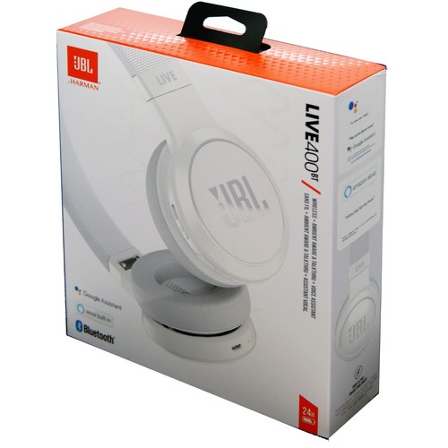 JBL LIVE 400BT Sans Fil écouteurs Bluetooth Casque-Blanc | eBay