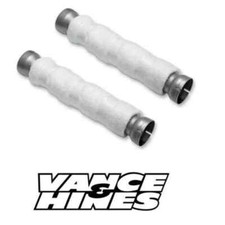 Vance & Hines Quiet Baffle Pair 21899 x 2 -  3" twin Slash Slip on DB Killer