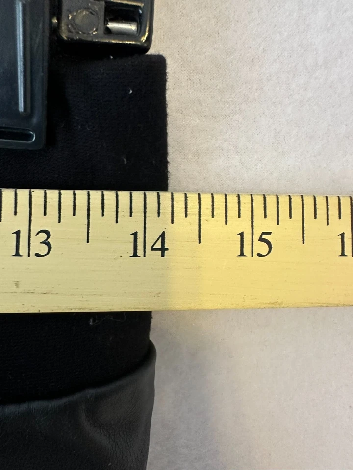 GB Black Legging Women's Size Medium Leather Runners - Image 3 of 4