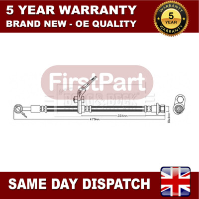 Fits Honda Accord 2.0 2.2 TDi 2.4 FirstPart Front Right Brake Hose 01464SEAE00