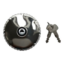 Tankdeckel Metall Ø 60 mm mit 2 Schlüsseln Tankverschluss für Traktor Bagger LKW