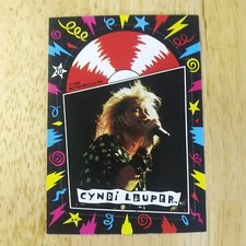 Cyndi Lauper  1985 Topps Cyndi Lauper Sticker Card 20
