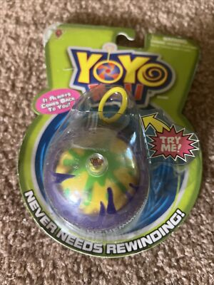 #ad #ad YOYO Ball Big Time Toys Purple Yellow Splat easy auto retract $14.45
