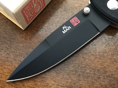 レスタ マレット エマニュエル・セジョルネ モデル MTES01R 馬國森 Al Mar Mini Sere 2000 Folding Knife VG-10 Blade G10