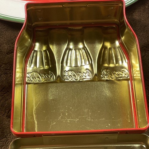 Large Vintage Lot Coca Cola Memorabilia 8pc Tray Tie Cup Glasses Tins Book Coke - Picture 19 of 24