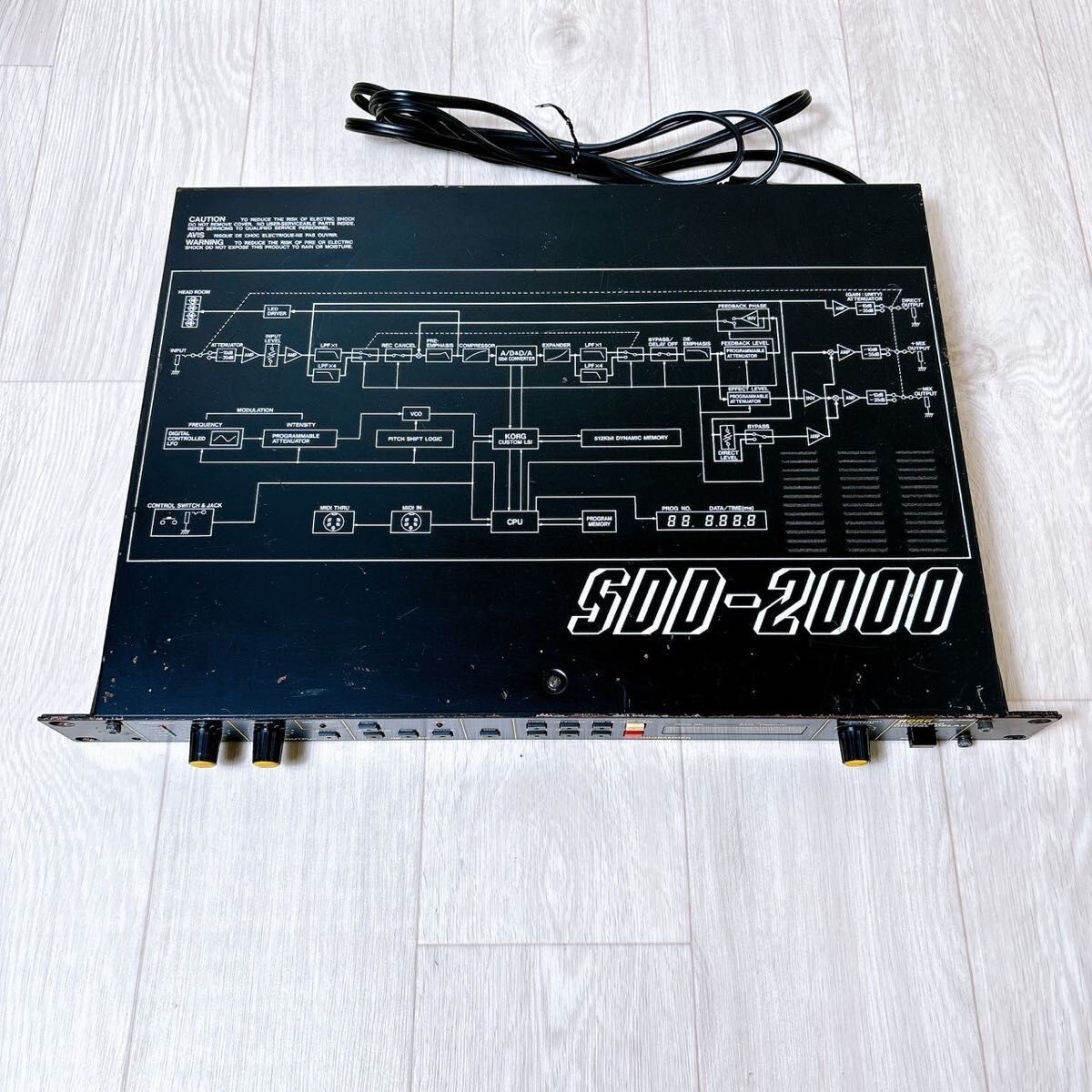 KORG SDD-2000 サンプリングデジタルディレイ Korg SDD-2000 Sampling Digital Delay Multi Effect Processor